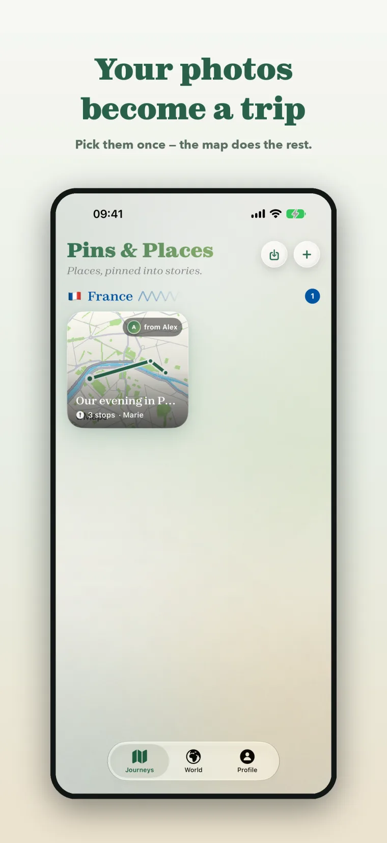 Pins & Places home
